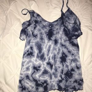 american eagle tie dye tee